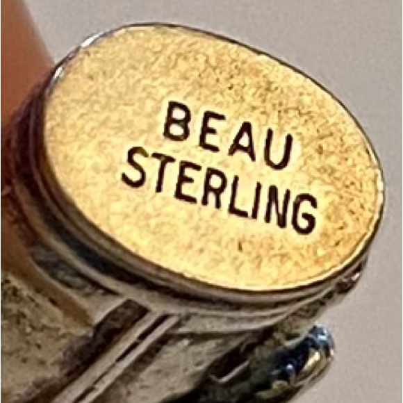 1960’s “Beau” Sterling Silver • Golf Clubs Charm • Vintage - Picture 8 of 13